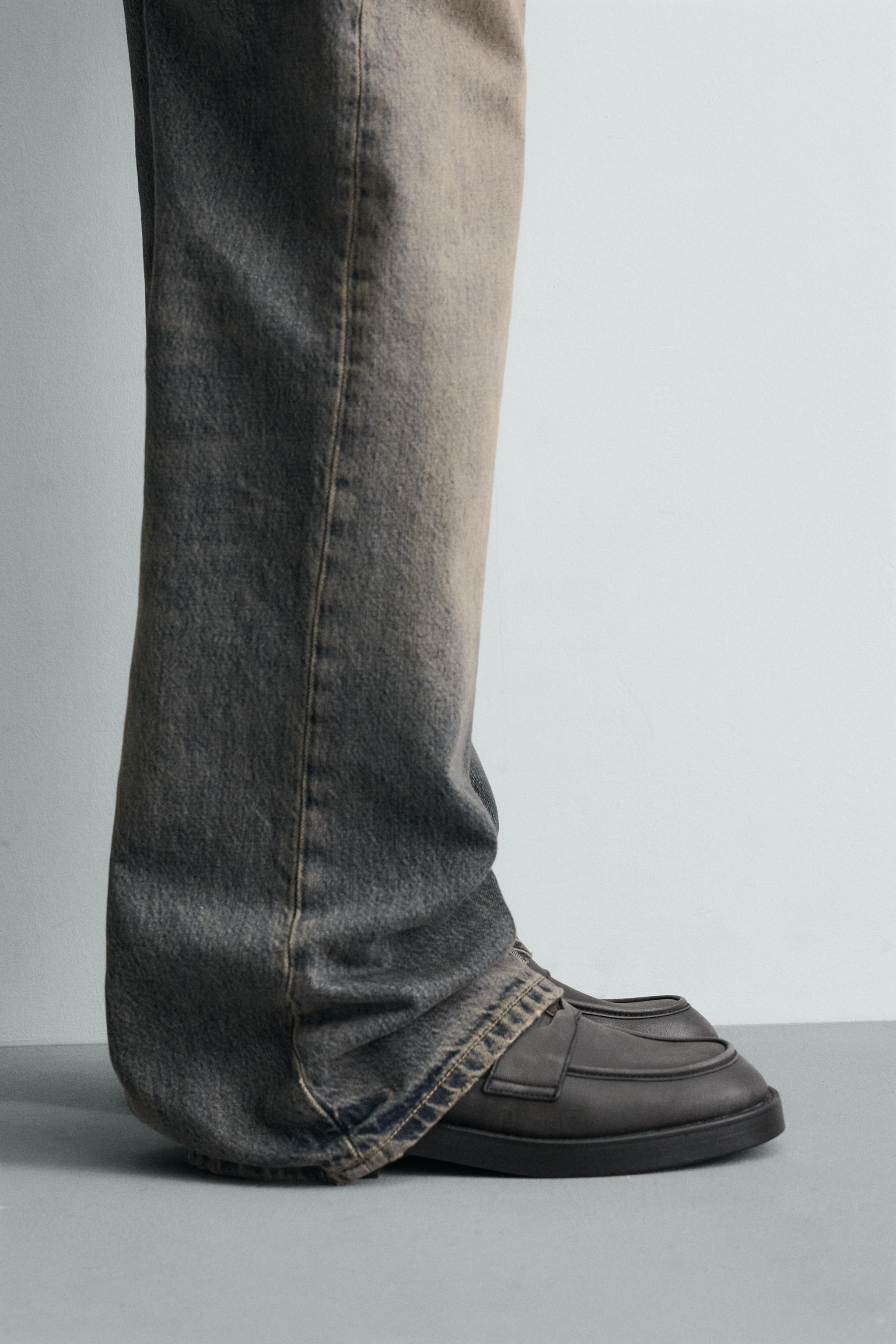 DISTRESSED PENNY LOAFERS